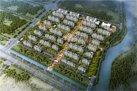 城北丽河庭院3室2厅1卫107m2精装修